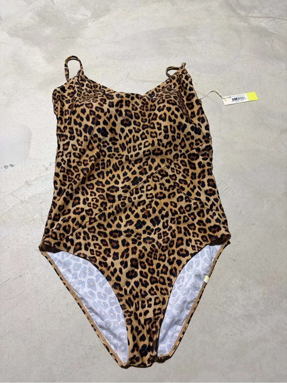 Summersalt marina Leopard Print One-Piece Swimsuit 14LT